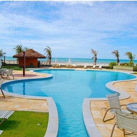 Apartamento Vista Total Do Mar Uma Cobertura A 400M Do Beach Park No Porto Das Dunas Aquiraz Condominio Terramaris Piscina Ampla Parque Infantil Sauna Estacionamento Privado Luaran gambar