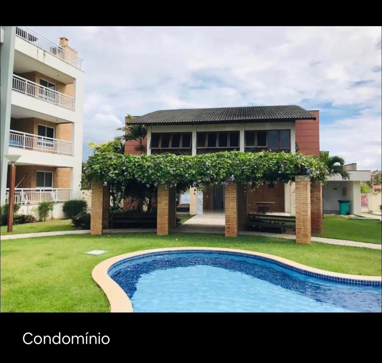 Apartamento Vista Total Do Mar Uma Cobertura A 400M Do Beach Park No Porto Das Dunas Aquiraz Condominio Terramaris Piscina Ampla Parque Infantil Sauna Estacionamento Privado Luaran gambar