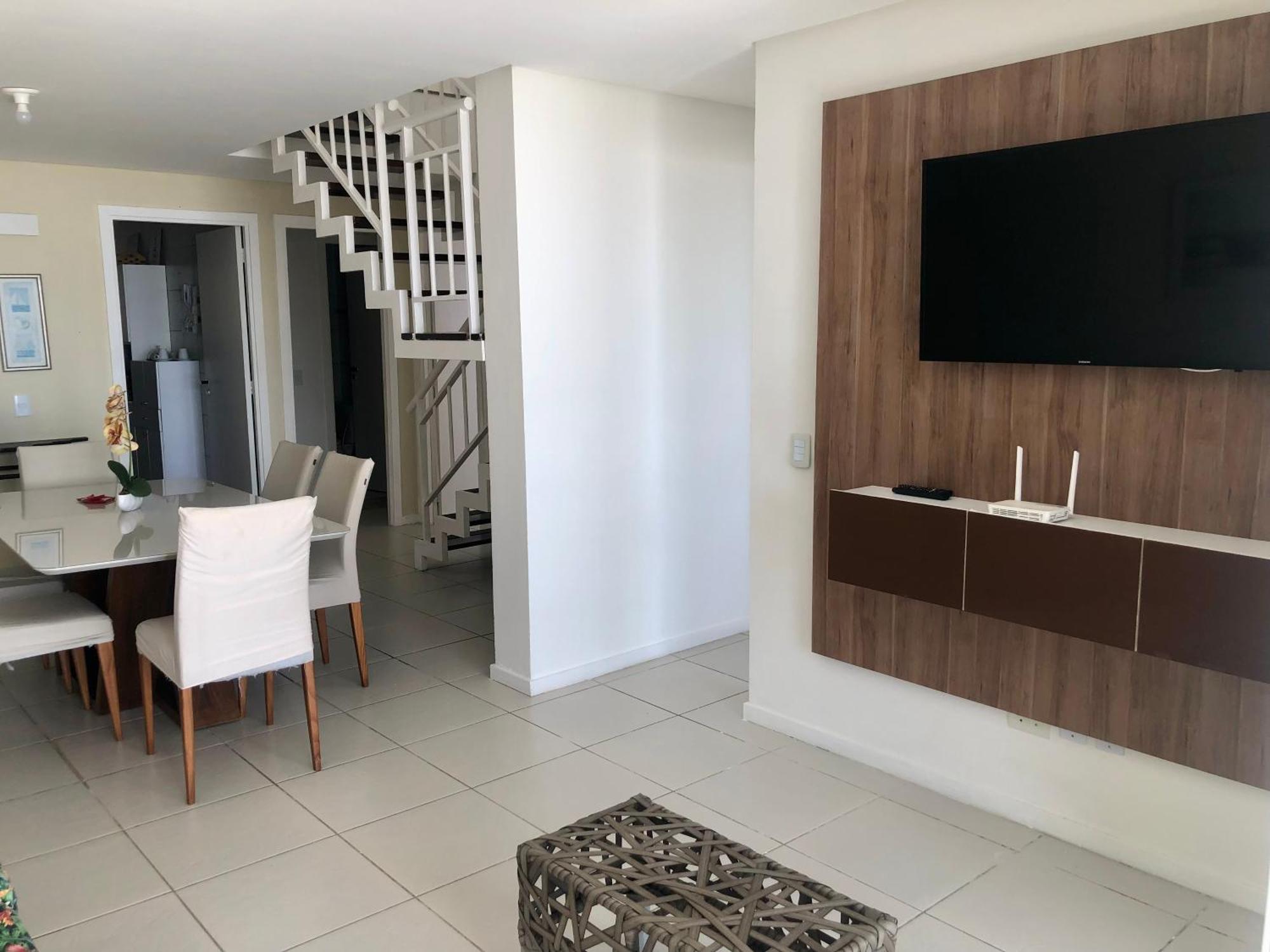 Apartamento Vista Total Do Mar Uma Cobertura A 400M Do Beach Park No Porto Das Dunas Aquiraz Condominio Terramaris Piscina Ampla Parque Infantil Sauna Estacionamento Privado Luaran gambar