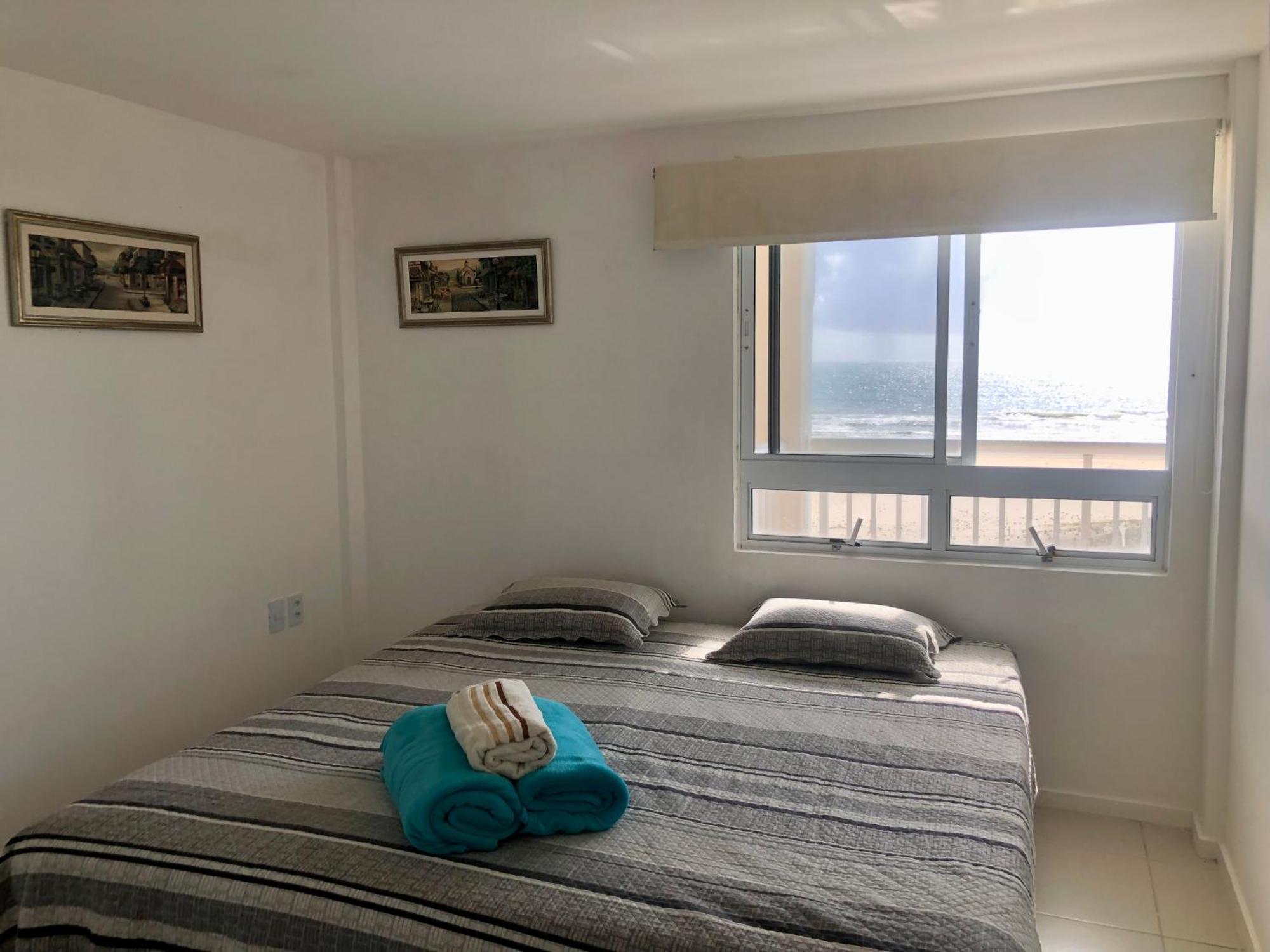 Apartamento Vista Total Do Mar Uma Cobertura A 400M Do Beach Park No Porto Das Dunas Aquiraz Condominio Terramaris Piscina Ampla Parque Infantil Sauna Estacionamento Privado Luaran gambar