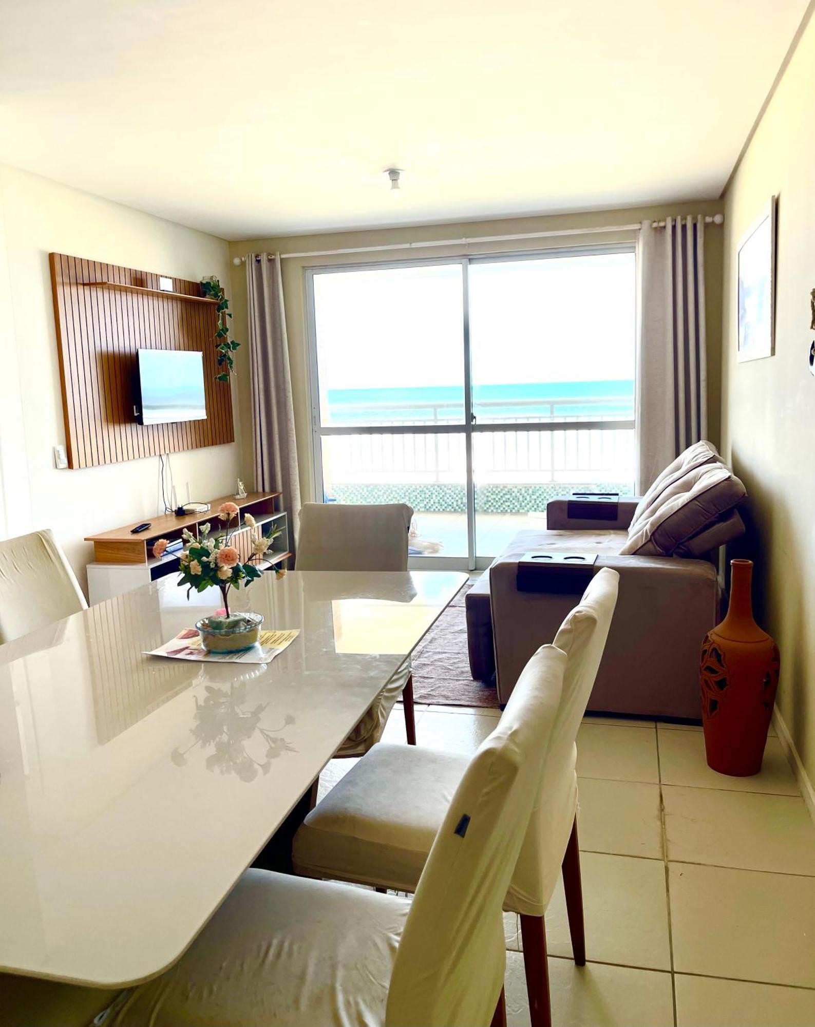 Apartamento Vista Total Do Mar Uma Cobertura A 400M Do Beach Park No Porto Das Dunas Aquiraz Condominio Terramaris Piscina Ampla Parque Infantil Sauna Estacionamento Privado Luaran gambar